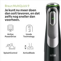 Braun MQ 9187XLI Staafmixer 1200 W Zwart - thumbnail