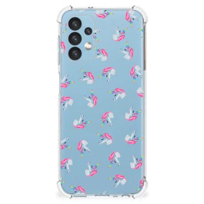 Doorzichtige Silicone Hoesje voor Samsung Galaxy A13 (4G) Unicorns Doorzichtige Silicone Hoesje voor Samsung Galaxy A13 (4G) Unicorns