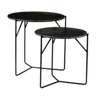 Mason Marble Black/Black Set of 2-13373 - thumbnail