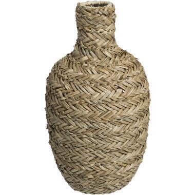 Vaas Maiz - naturel - 38xØ20 cm - Leen Bakker