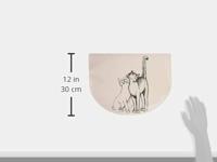 TRIXIE PLACEMAT KROELKONTEN WIT 40X30 CM 6 ST - thumbnail