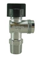 Wiesbaden Riko Gasaansluitkraan Gastec 1/2&apos;&apos;x M24 haaks bui. - thumbnail