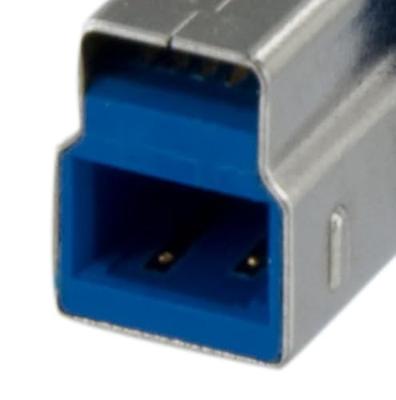 Kabel USB A naar USB B Startech USB3SAB1M Blauw