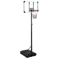 VidaXL Basketbalstandaard 235-305 cm polycarbonaat transparant - thumbnail
