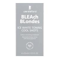 Lee Stafford Bleach Blondes Ice White Toning Cool Shots 4x15ml - thumbnail