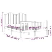 Bedframe zonder matras massief grenenhout 140x200 cm - thumbnail