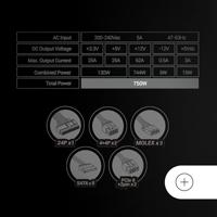 Voedingsbron Mars Gaming MPB750SIW ATX 750 W 80 Plus Bronze - thumbnail