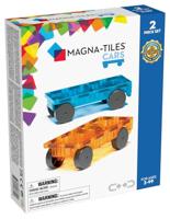 Magna-Tiles Auto's uitbreidingsset oranje/blauw 2 stuks - thumbnail