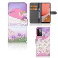 Samsung Galaxy A72 | Telefoonhoesje | Met pasjeshouder | Bird Flying - thumbnail