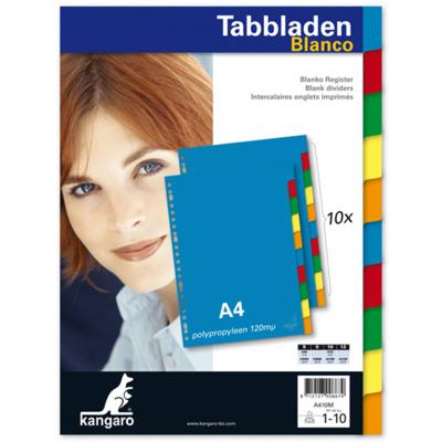 Kangaro Tabbladen a4 23 rings kunststof Kangaro Tabbladen a4 23 rings kunststof