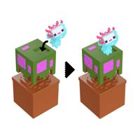 Minecraft Bloom Blocks Mini Figure - Azalea - thumbnail