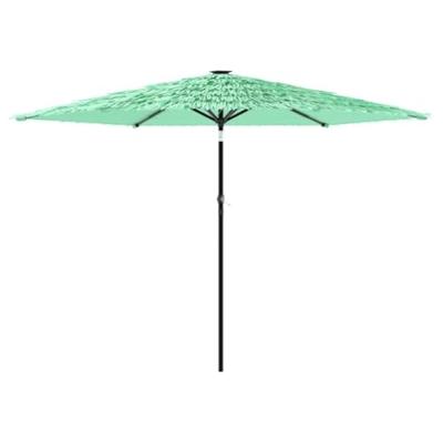 VidaXL Parasol met stalen paal 288x288x225 cm groen