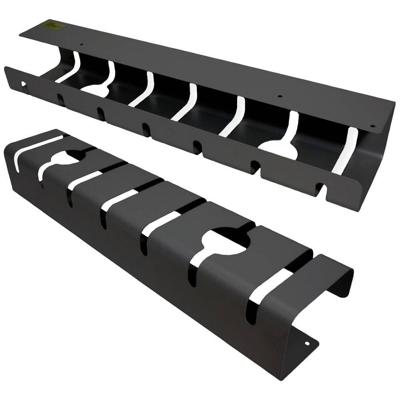 ROLINE kabelgoot, voor montage onder bureau (2 stuks), zwart