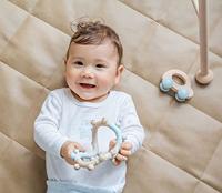 Hess Rammelaar bol (naturel/geel) - thumbnail