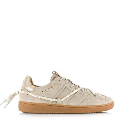 DWRS POONA studs sand Suede Dames