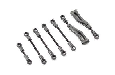 Ishima - Front Upper Linkage Set +Steering Linkage Set + Rear Upper Linkage Set + Servo Linkage Set (ISH-010-005) Ishima - Front Upper Linkage Set +Steering Linkage Set + Rear Upper Linkage Set + Servo Linkage Set (ISH-010-005)