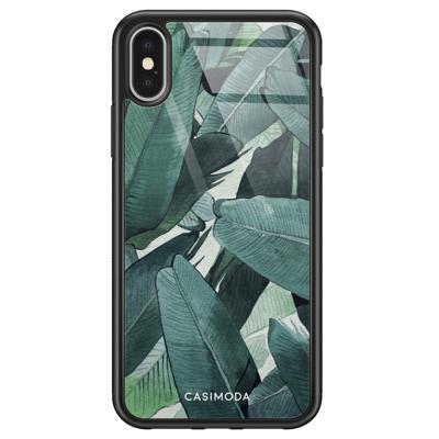 iPhone X/XS glazen hardcase - Jungle iPhone X/XS glazen hardcase - Jungle