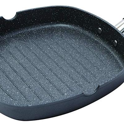 Barbecue Masterpro BGMP-3287-BK Aluminium Gehard aluminium Ø 28 cm 28 x 28 x 4,5 cm (4 Onderdelen)