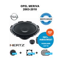 Beste speakers voor Opel Meriva 2003-2010 - Voordeuren - thumbnail