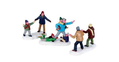 Lemax family football s/3 kerstdorp figuur type 6 2017