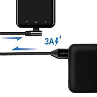 LogiLink CU0137 USB-kabel 0,3 m 2.0 USB A USB C Zwart - thumbnail