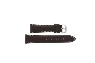 Horlogeband Armani AR0573 Leder Bruin 22mm