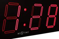 NeXtime NE-3059 Wandklok 51.5 X 18 X 4.5 Cm, Plastic, &apos;Big D&apos; - thumbnail