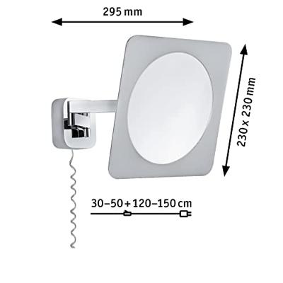 Paulmann Bela 70468 LED-spiegellamp 5.7 W Warmwit Chroom