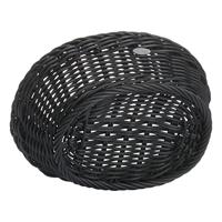Westmark Broodmand Rieten Look Ovaal 26x19x8 cm Zwart/Kunststof - thumbnail
