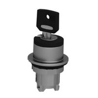 Schneider Electric ZB4FG6 ZB4FG6 Plat, Terugstelbaar (Ø) 30.5 mm Chroom, Zwart 1 stuk(s) - thumbnail