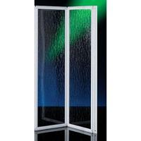 Plieger Royal badklapwand 6mm glas 70x40x140cm chroom profiel en helder glas ST2C6TC410PL - thumbnail