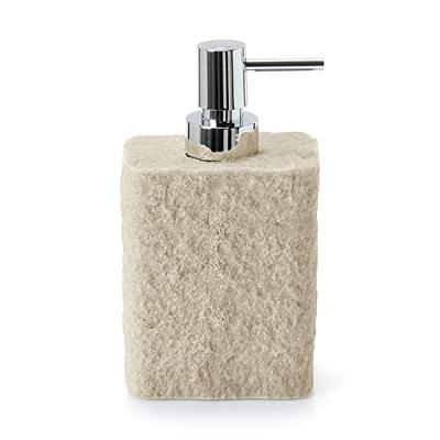 Zeepdispenser Sapho Aries Vrijstaand 350 ML Polyresin Beige Sapho - thumbnail