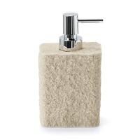 Zeepdispenser Sapho Aries Vrijstaand 350 ML Polyresin Beige - thumbnail