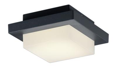 Trio Vierkante plafondlampHondo 14cm antraciet - 228960142