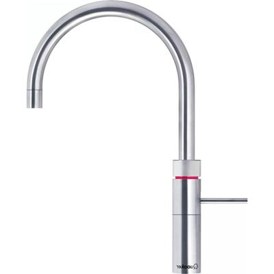 Quooker Fusion Round Keukenkraan - Kokend - Warm & Koud Water - Kindveilige Dubbeldruk - Chroom