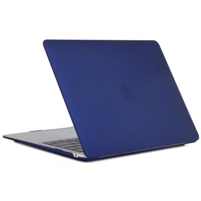 Laptop matte stijl beschermende case voor MacBook Air 13 3 inch A1932 (2018) (Peony blauw)