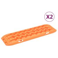VidaXL Gripplaten 2 st 106x30,5x7 cm nylon oranje - thumbnail