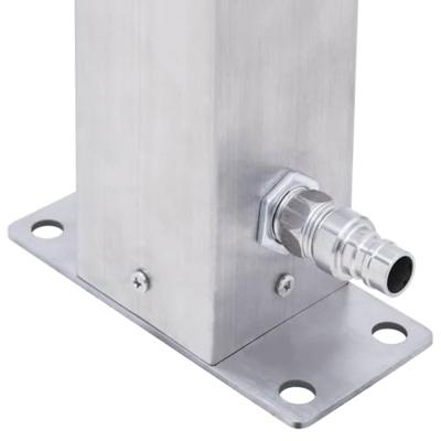 VidaXL Waterzuil vierkant 60 cm roestvrij staal VidaXL Waterzuil vierkant 60 cm roestvrij staal
