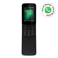 Nokia 8110 mobiele telefoon (2,45 inch QVGA-display, 4G, 2MP camera met LED-flits, MP3-speler, FM-radio, wekfunctie, spatwaterdicht (IP52), Bluetooth 4.1), zwart - thumbnail