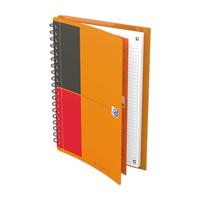 Oxford INTERNATIONAL meetingbook connect, stevige kartonnen kaft oranje, 160 bladzijden,ft B5, gelijnd - thumbnail