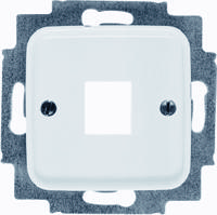 Busch-Jaeger 2CKA001753A3833 Modulaire jack insert Afdekking Zuiver wit (RAL 9010), Wit 1 stuk(s) - thumbnail