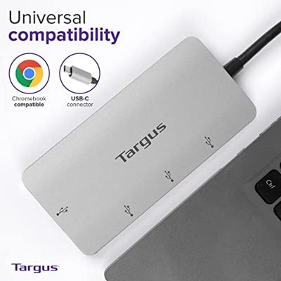 Targus USB-C naar 4-poorts USB-A Hub, Grijs (ACH226EU)
