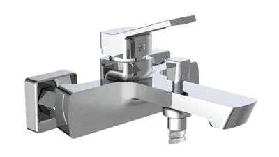 STILO ééngreepsmengkraan bad, chroom keramische schijven geluidsarme, verwisselbare 35 mm-cartouche mousseur KIWA-gekeurd ½" (Ø ca. 1,9 cm) verbinding voor doucheslang metalen greep garant STILO ééngreepsmengkraan bad, chroom keramische schijven geluidsarme, verwisselbare 35 mm-cartouche mousseur KIWA-gekeurd ½" (Ø ca. 1,9 cm) verbinding voor doucheslang metalen greep garant