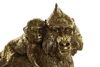 Decoratieve figuren DKD Home Decor FZ-93397 Wit Gouden Hars Rechthoekig Koloniaal Modern 21 x 8,5 x 18,5 cm - thumbnail