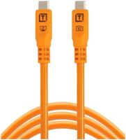 Tether Tools TetherPro Optima 10G USB exclusieve gegevensoverdracht, 10' (3M) rechtstreeks naar rechte kabel - oranje - thumbnail