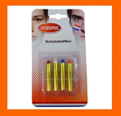 Make-up set met 4 sticks incl. oranje (set van 2)