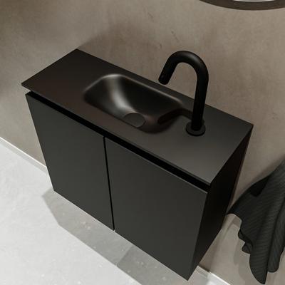 MONDIAZ TURE 60cm toiletmeubel urban. EDEN wastafel urban midden 1 kraangat