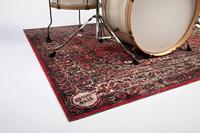 DRUMnBASE VP185-ORD Vintage Persian Original Red drum/stage mat 185 x 160 cm - thumbnail