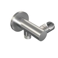 Wandhouder met geïntegreerde wateruitlaat RVS geborsteld PVD - thumbnail