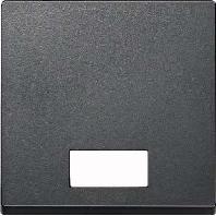 Merten 433814 Wisselschakelaar Afdekking System M Antraciet 1 stuk(s) - thumbnail